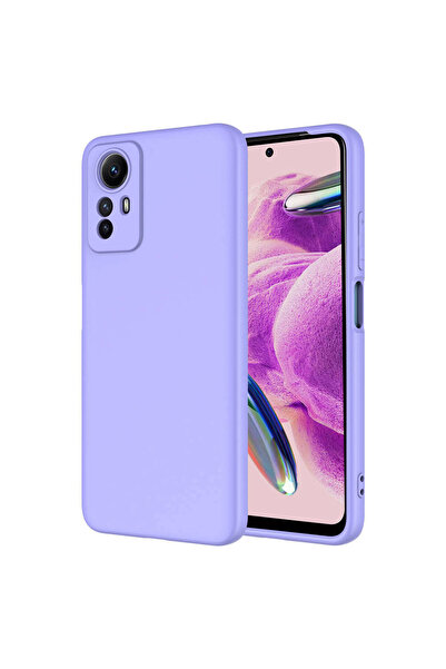 Nezih Case Xiaomi Redmi Note 12S Kılıf Kamera Korumalı Lansman Kadife İç Yüzeyli (Şık Tasarım) Silikon Kap