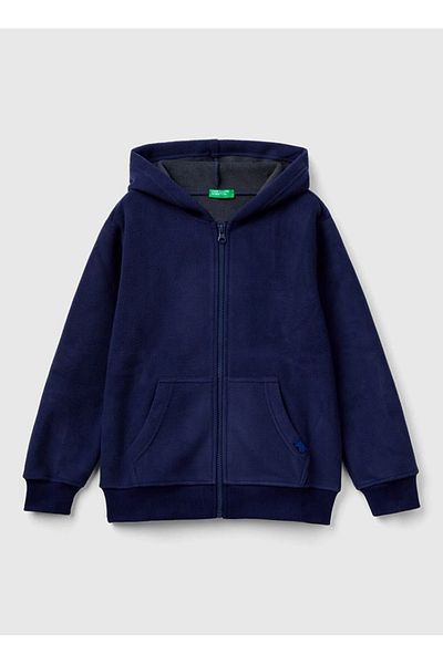 Benetton Navy Blue Boy's Sweatshirt - 3H6Rc502L