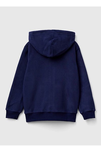 Benetton Navy Blue Boy's Sweatshirt - 3H6Rc502L
