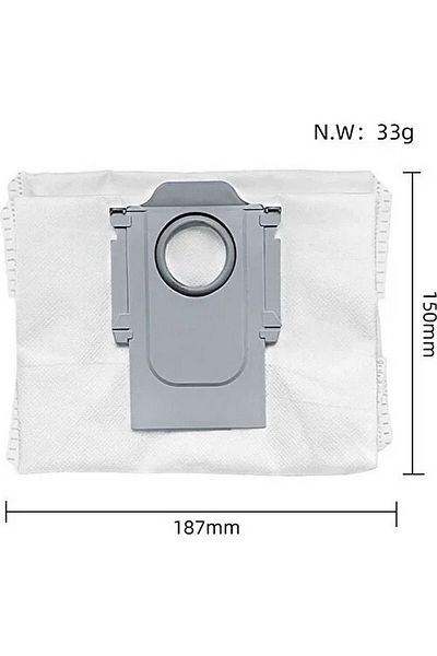 Supurgeavm Roborock S8 Plus - 6 أكياس غبار متوافقة