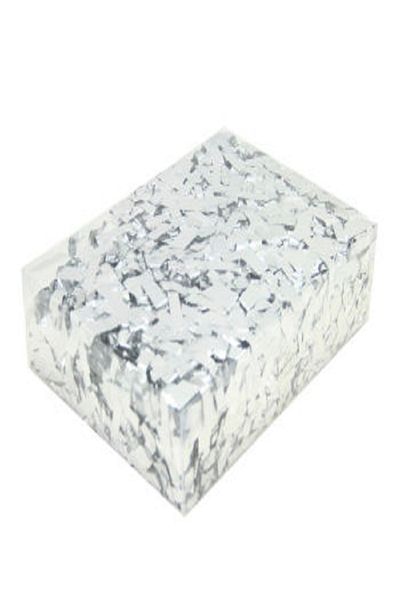 Kazanabil METALLIC TABLE TOP SPREADER CONFETTI SILVER 500GR