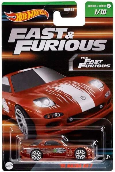 HOT WHEELS Fast&Furious Temal Araçlar '95 Mazda RX-7 HNR88