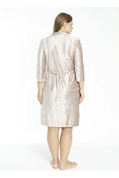 İntensive Βαμβακερό φόρεμα μεγάλου μεγέθους με τσέπη με φερμουάρ