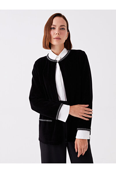 LC Waikiki Crew Neck Plain Long Sleeve Women's Cardigan