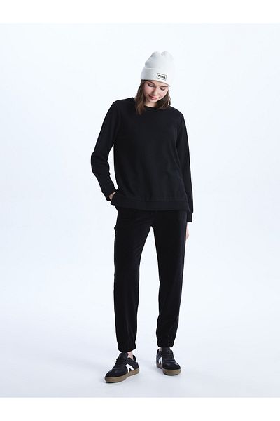 LC Waikiki Women's Long Sleeve Crew Neck Sweatshirt