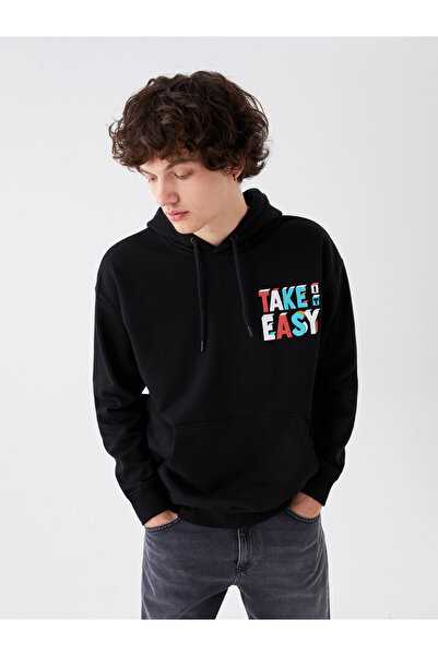 LC Waikiki Pánská mikina s dlouhým rukávem Daffy Duck s potiskem