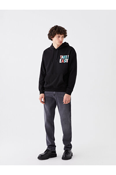 LC Waikiki Pánská mikina s dlouhým rukávem Daffy Duck s potiskem