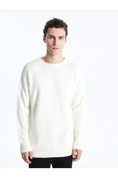 LC Waikiki Strickpullover für Herren – Langarm, Rundhalsausschnitt