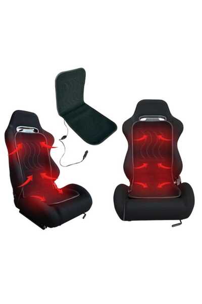 ŞüsCarOto Araç Içi Koltuk Isıtıcısı Isıtmalı Koltuk Minderi Çakmaklık Girişli