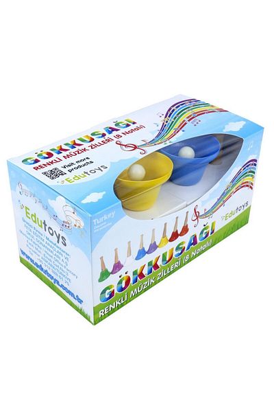 Edutoys أجراس موسيقى قوس قزح