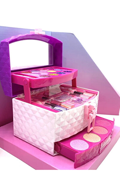 welcomein Kız Çocukları İçin Çantalı Makyaj Seti