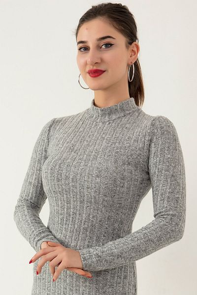 PULLIMM Rochie de tricotaje pe jumătate de pescar KCH1847