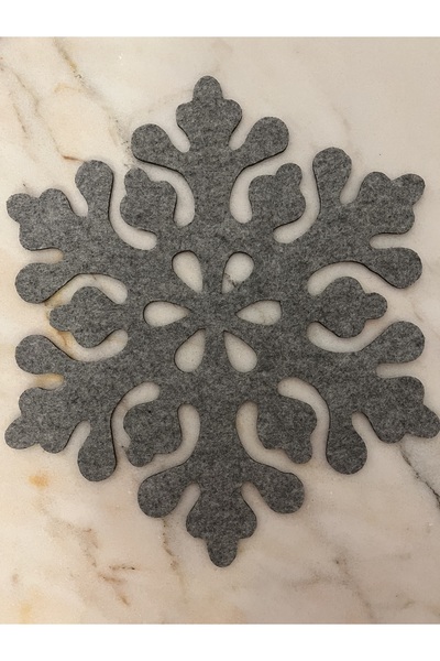 Keçelove Snowflake Placemat, American Placemat, Table Decor