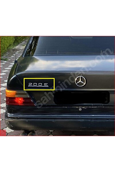 EDEXPORT Mercedes 200E Çubuklu Bagaj Yazısı