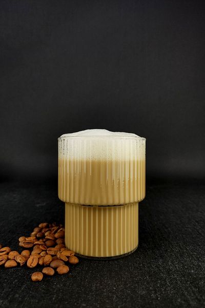 Digithome Origami Single Borosilicate Thin Glass Latte and Coffee Glass – H/1 C1-2-289