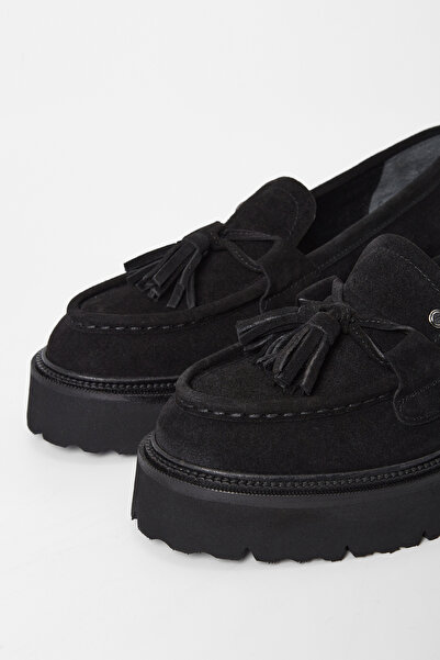 Tamer Tanca Kadın Hakiki Deri Loafer Ayakkabı 33 5030 Bn Ayk Sk23/24