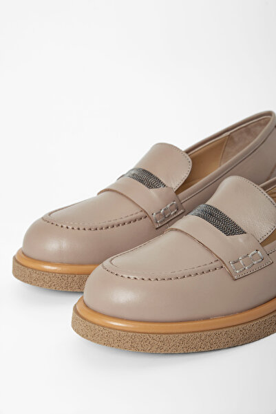 Tamer Tanca Kadın Hakiki Deri Loafer Ayakkabı 33 2451 Bn Ayk Sk23/24