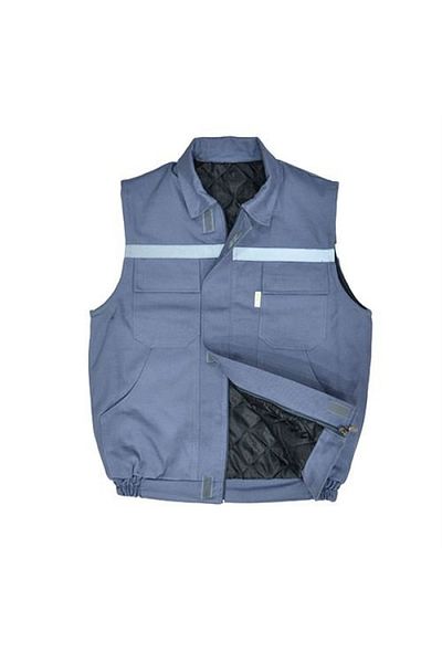 gebze iş güvenliği 7/7 Reflective Quilted Vest Winter Gray