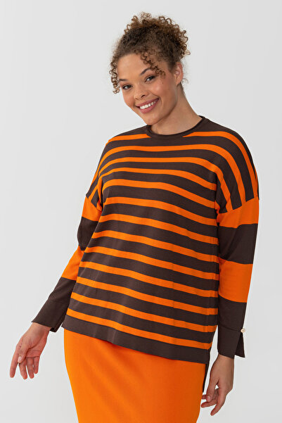 Niliwi 3029 TNK ÇİZGİLİ KISA TUNİK