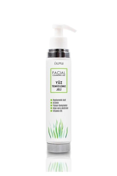 ixora Facial Cleansing Gel with Hyaluronic Acid, Aloe Vera and Seaweed Complex 200 ml