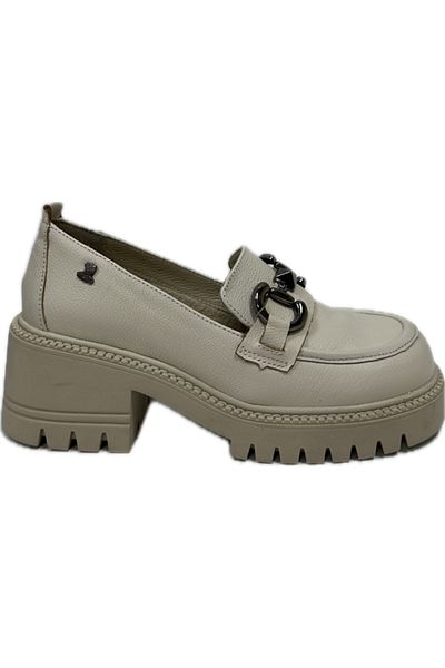 Venüs 2353320 Beige Genuine Leather Casual Women's Shoes