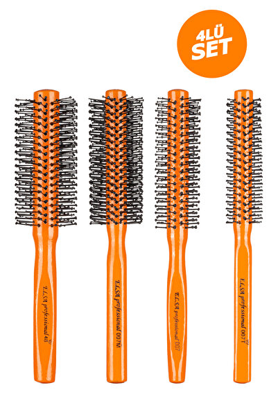 ELSA 4X Ανδρική βούρτσα μαλλιών πορτοκαλί