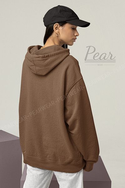 Pear Wear Дамски суитшърт с качулка и 3 нишки с повдигнат принт Girl Power