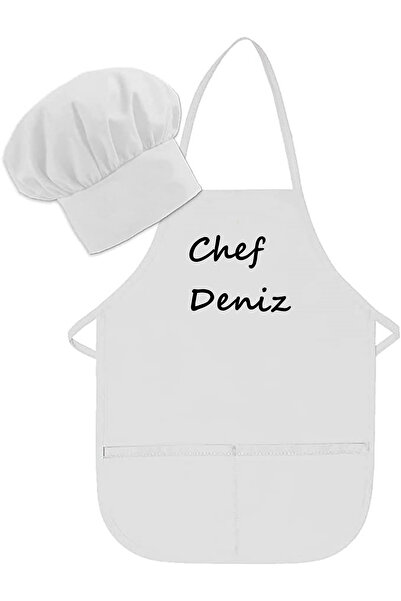 LIWOGY İsme Özel Çocuk Şef Önlük / Okul Etkinlik Önlük / Aşçı / Çocuk Mutfak ...
