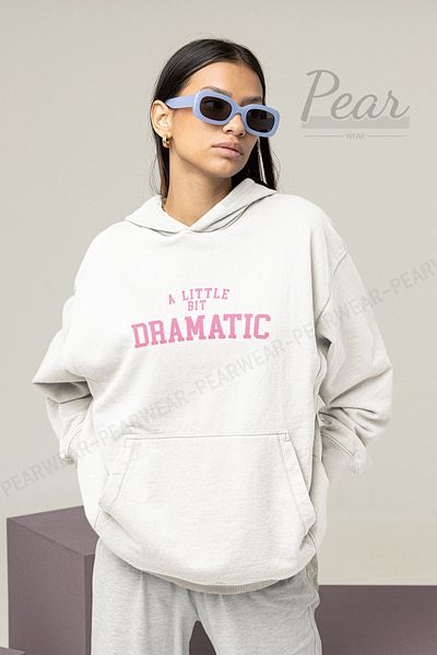 Pear Wear Dramatic printed γυναικεία φούτερ με κουκούλα με 3 νήματα Raster Oversize