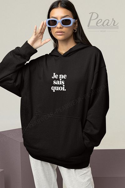 Pear Wear Дамски суитшърт с принт Je Ne Sais Quoi