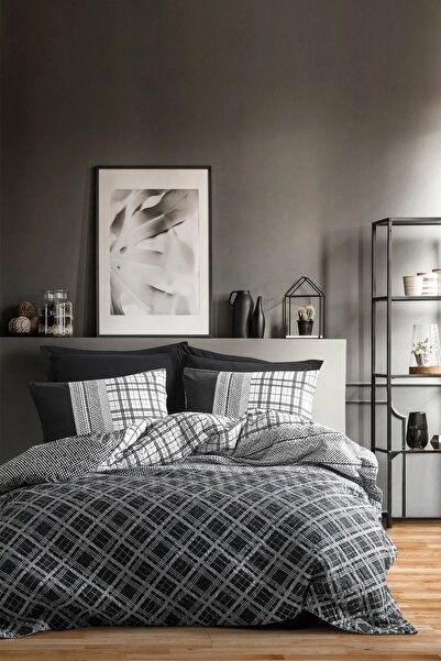 ŞENER HOME Cottonbox Masculin Double Set Complet Carlos Black