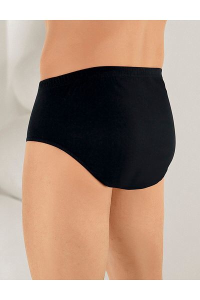 Şahinler Men's Black 6 Pack Cotton Briefs Me009-sh