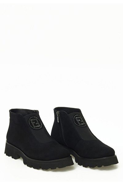Gizzelli shoes Short Boots with Elastic Front