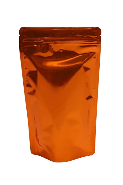 Packtory Turuncu Metalize Kilitli Doypack Ambalaj 16 X 27 4 Cm. 500 Gr. - 50 ...