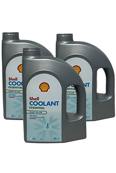 SHELL Coolant Essential 4 Mevsimlik Mavi Hazır Antifriz | 3 x 3 Litre