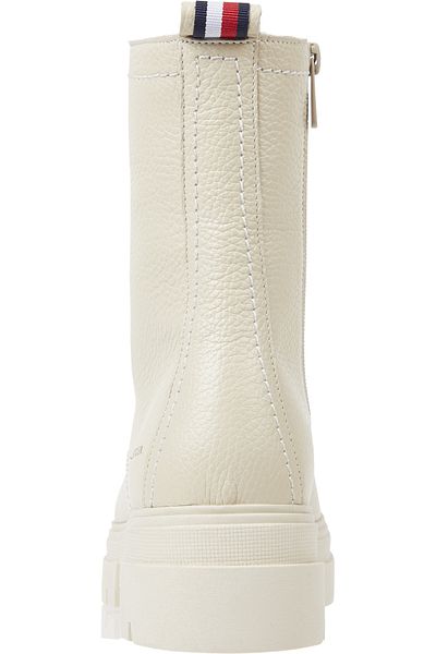 Tommy Hilfiger Leather Beige Women's Boots FW0FW06732ACI