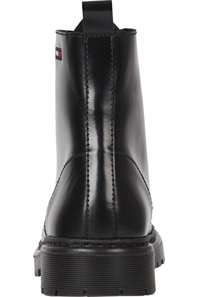 Tommy Hilfiger Deri Siyah Kadın Bot En0en01988bds
