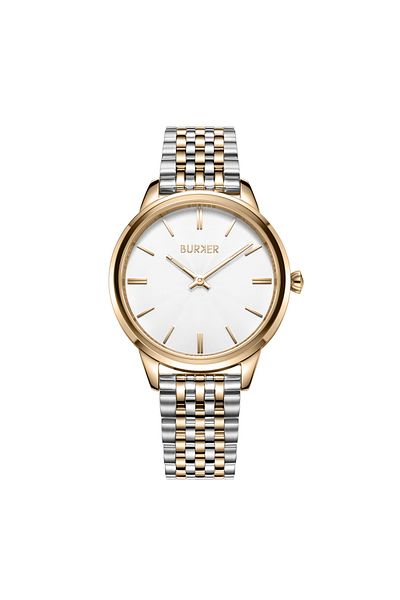 Burker Uhren Damenuhr Emily Gold Silber