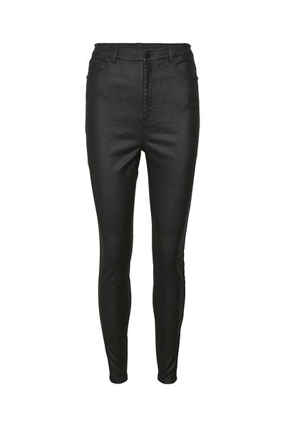 Veromoda Curve High Waist Jeans VMSANDRA beschichtete Skinny
