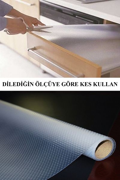 Pazar Kapısı Ράφι Eva 45cm x 1m - Συρτάρι εσωτερικού ντουλαπιού και αντιολισθητικό κάλυμμα ραφιού