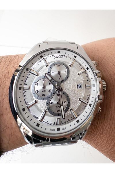 Lee Cooper Steel Men's Calendar Water Resistant Men's Wrist Watch Lcr.lmg.07455