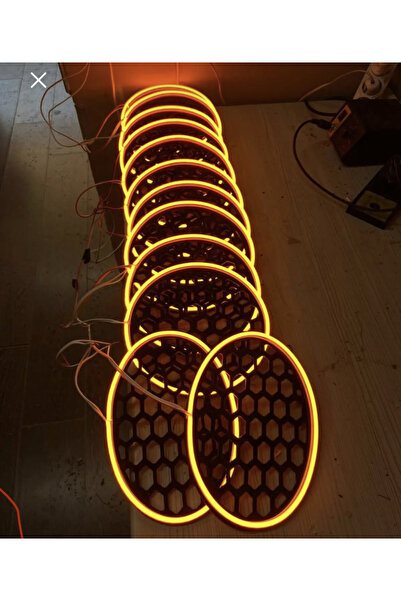 ÖMÜR 2 Adet Oval Neon Kapak