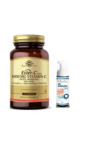 Solgar Ester-c Plus 1000 Mg - 60 Tooth Whitening Capsules