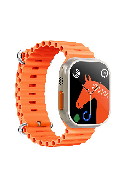 Basriko S8 Ultra Max Watch 8 49 MM Nabız-Tansiyon Ölçer Akıllı Saat(Distribüt...