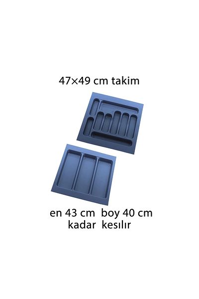 ERATECH YAPI HIRDAVAT Cuttable Drawer 47X49 Cutlery Set