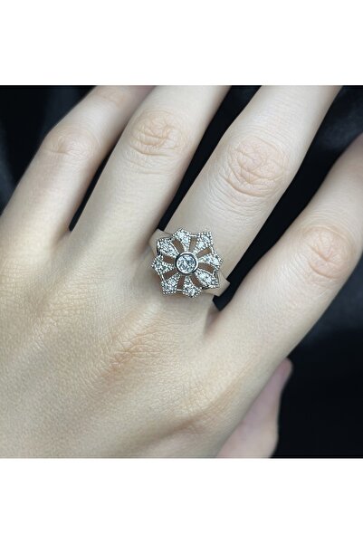 VELİT VOLA خاتم حجري على شكل زهرة