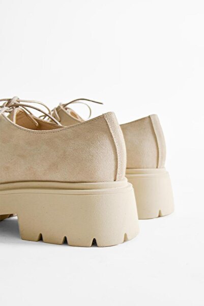 Shoes & More SALEN - Bej Süet - Loafer