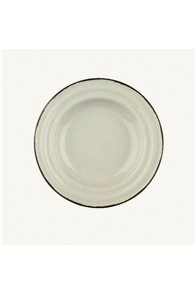 Kütahya Porselen Pearl Tuana Pit Dinner Plate 6 Pieces 22 cm