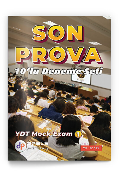 DENİZ PINAR YAYINCILIK 12.13 SON PROVA 10'LU DENEME SETİ (MOCK EXAMS) / YDT