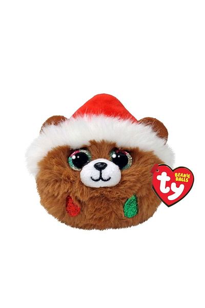 TY Beanie Boos Ty Teeny Puffies Pudding Brown Bear 10 Cm